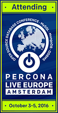 Percona LIve Europe 2016