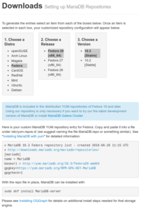 Example of downloads.mariadb.org repository