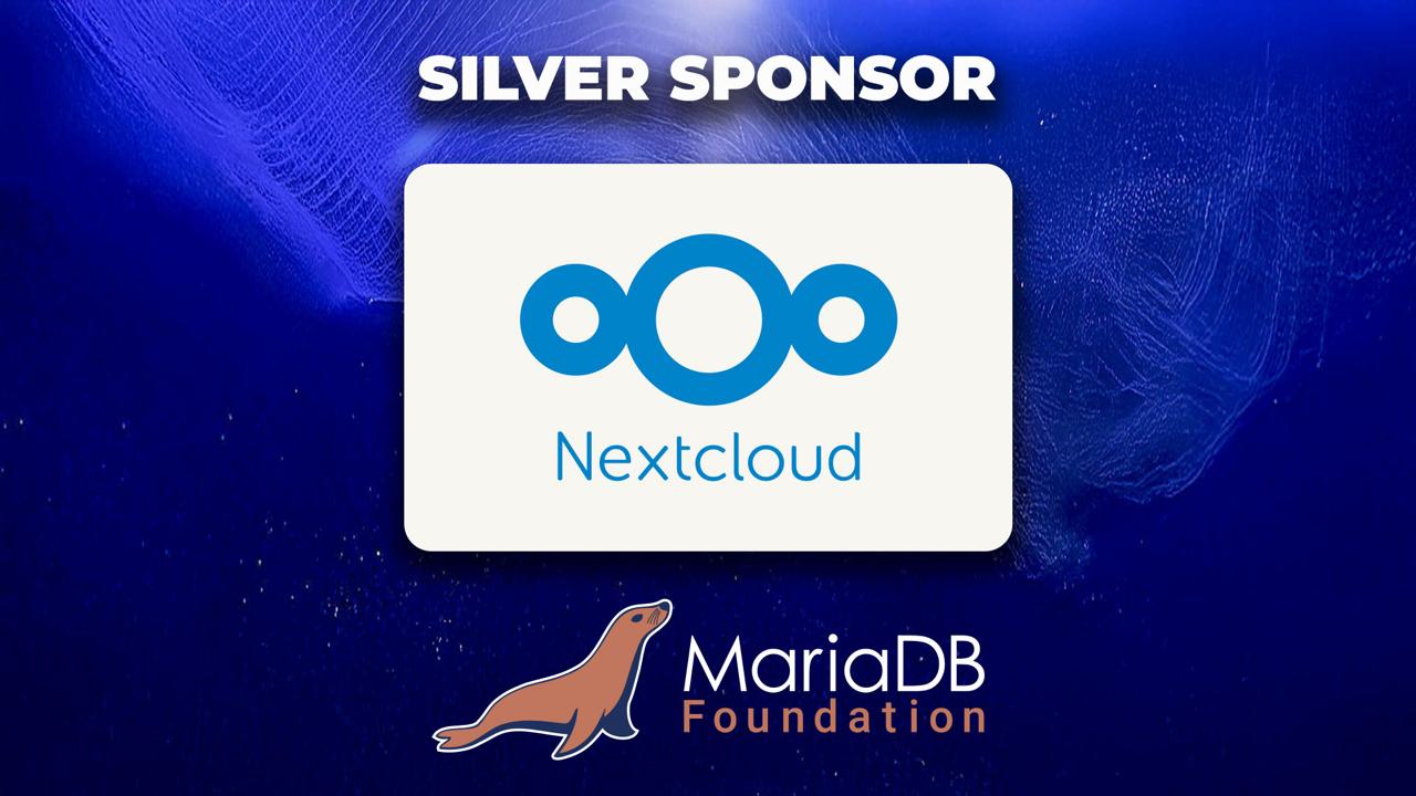 NextCloud is a new Sponsor of the MariaDB Foundation!