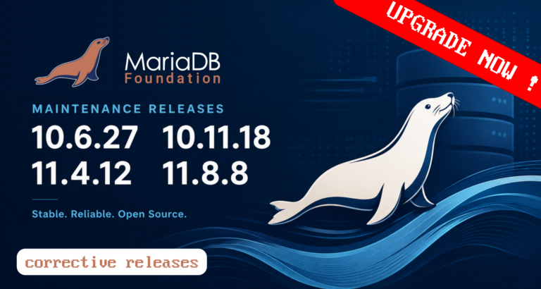MariaDB Community Server Corrective Releases - MariaDB.org